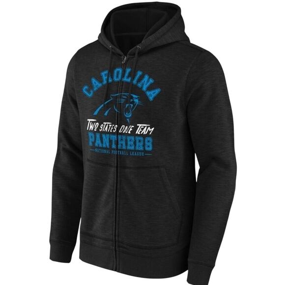 NFL Other - NFL x Darius Rucker Carolina Panthers Slub Full Zip Hoodie Black XL